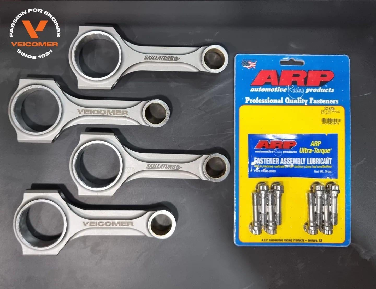 VEICOMER FORGED CONNECTING RODS FOR TDI PD 8V ENGINES WITH 2.0L PISTONS