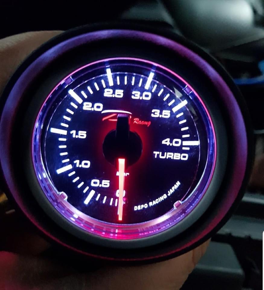 4 BARS TURBO PRESSURE GAUGE 0-4 BARS